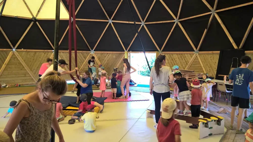 Stage cirque à Salaise-sur-Sanne